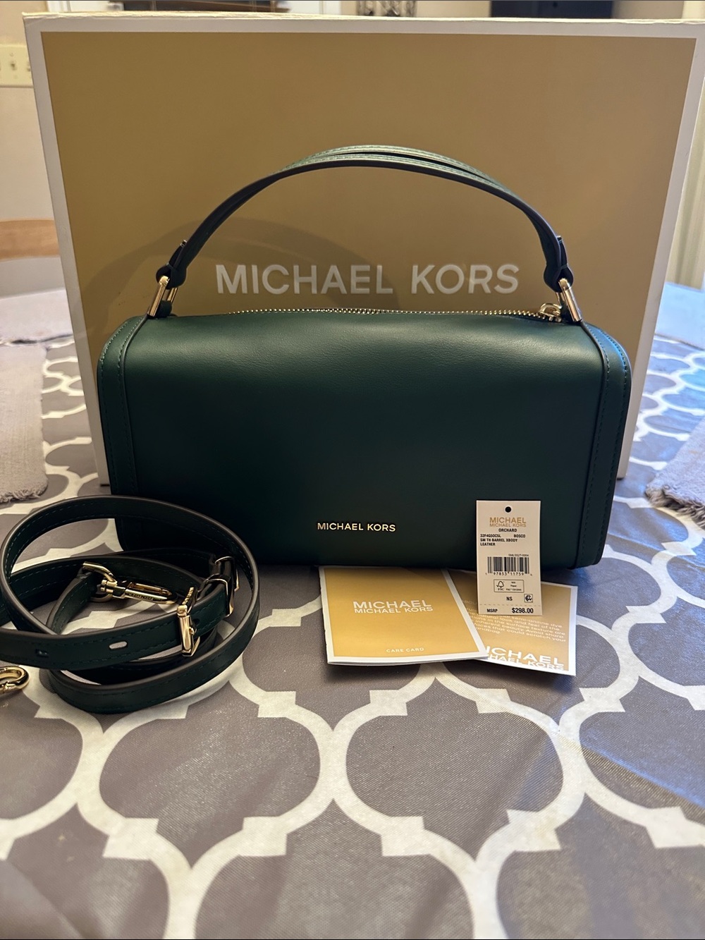 Michael Kors Orchard Small Top Handle Barrel Crossbody